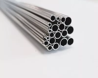 Metal Tube Pipe Aluminium 1 2 3 4 5mm Outside Diameter 50mm To 1000mm (1m) Long • £2.70