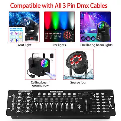 192 Channels Operator Console Controller Lighting Mixer Board For DJ Lights Bar • $39.99