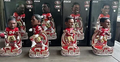 $449 • Buy San Francisco 49ers Bobbleheads XXIII Set Rice Taylor Craig Haley Pre Order