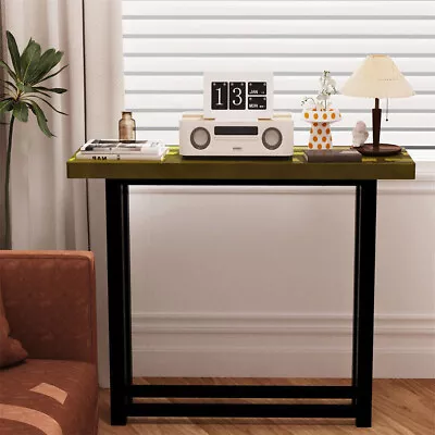 Premium Wood Desk Accent Console Table Industrial Sofa Side Table Hall Furniture • £49.91