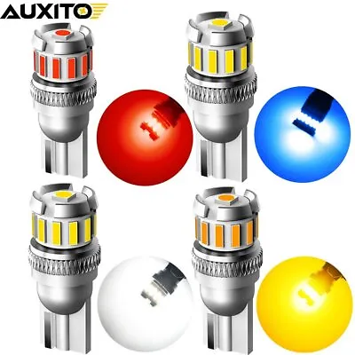 501 T10 Led White Xenon Side Light Bulbs W5w Car Canbus Error Free Wedge 12v 5w • £6.49