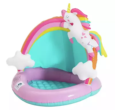 Chad Valley Unicorn Baby Shaded Paddling Pool - 28 Litres • £17.99