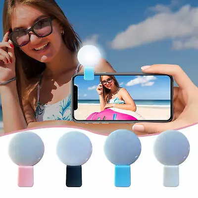 Selfie LED Camera Ring Flash Fill Light Clip For Mobile Phone USB Rechargeable • $9.67