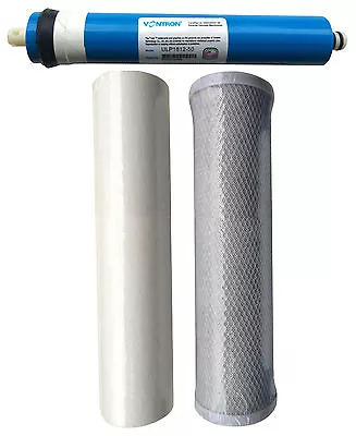 Reverse Osmosis 3 Stage RO Unit Replacement Pre Filters Including Membrane • £32.99