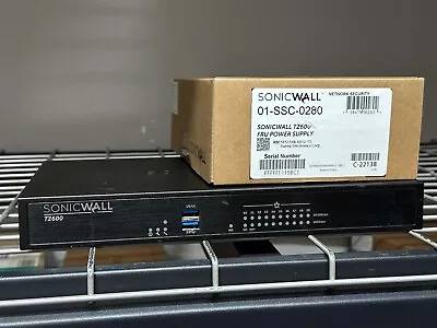 SonicWall TZ600 Firewall | NEW OPEN BOX UNIT | Subscriptions Till 02/2025 • $597