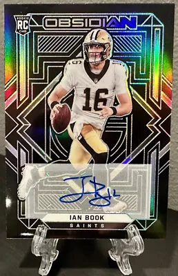 2021 Obsidian IAN BOOK Rookie Auto #/199 Etch RC🔥Notre Dame New Orleans Saints • $15