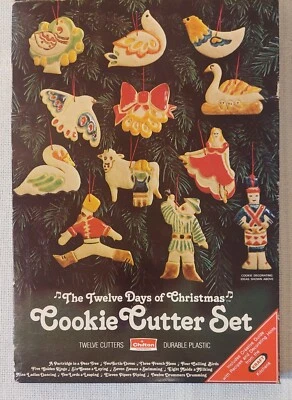 $10 • Buy Vintage 12 Days Of Christmas Cookie Cutters NOS