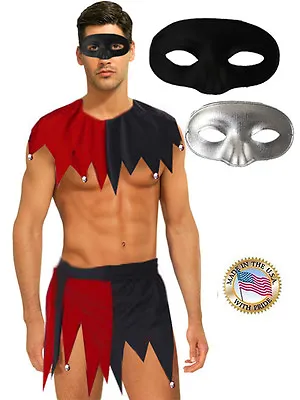 Mardi Gras Costume  For Men Or Women Sexy Jester Costume Made To Your Jean Size  • $29