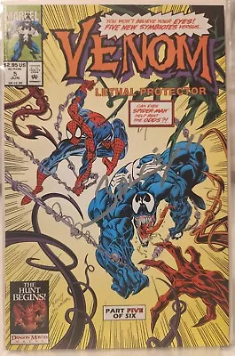 Venom 5 Autographed By Mark Bagley Marvel Lethal Protector  • $19.99