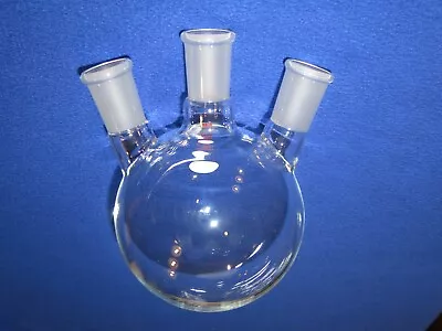 Premium 3-neck Round Bottom Boiling Flask: 24/40 1000ml Angled • $57.50