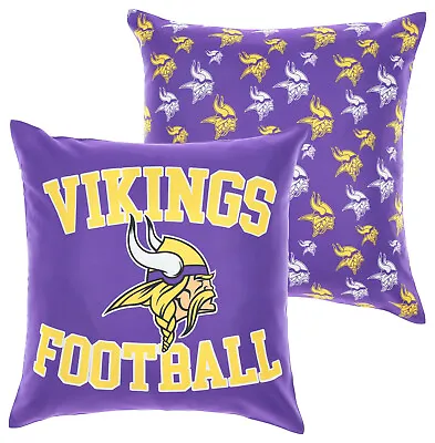 FOCO NFL Minnesota Vikings 2 Pack Couch Throw Pillow Covers 18 X 18 • $24.99