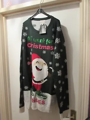Mens/unisex Novelty Christmas Themed Jumper All I Want For Christmas Size Xl • £14
