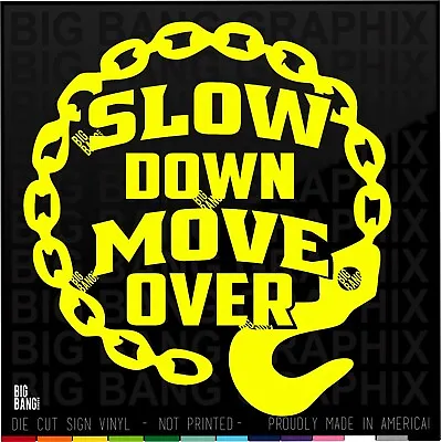 Tow Truck Driver Vinyl Decal Sticker TOW LIVES MATTER - SLOW DOWN MOVE OVER!  • $22.26