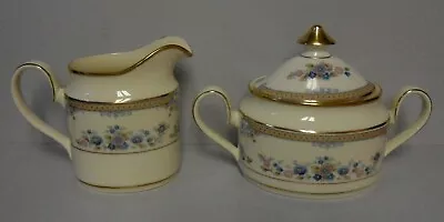 Minton AVONLEA Creamer And Sugar Bowl With Lid  More Items Here • $84.08