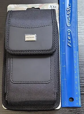 2xl Rugged Cell Phone Vertical Pouch With Metal Clip Belt Loop Holster+card Slot • $9.99