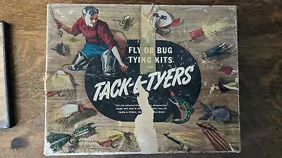 Vintage Tack-L-Tyers Fly Bug Tying Kit Fishing Bait Tackle Set J31 1946 • $10.99
