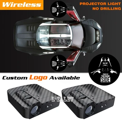 $18.85 • Buy Wireless Car Door Projector Ghost Shadow Star Wars Lord Darth Vader Puddle Light
