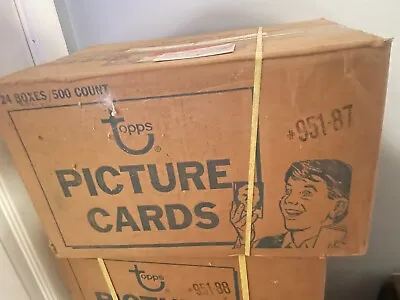 1987 Topps Baseball Vending Box From Sealed Case Bonds Larkin McGwire Bo Jackson • $19.99