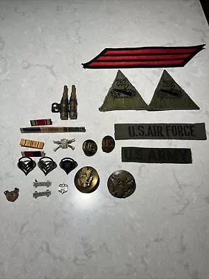 Assorted Military Patches And Medals • $39.99