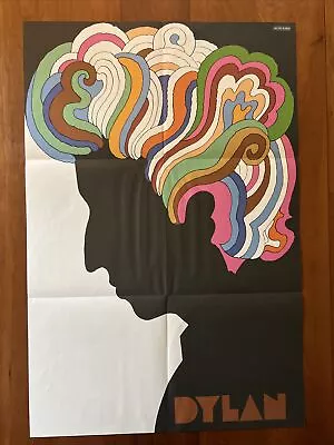 Original 1967 Bob Dylan Poster 22 X33” Milton Glaser Psychedelic Mid Century Art • $148