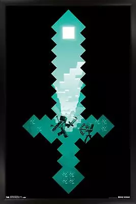 Minecraft - Diamond Sword 14x22 Poster • £53.02