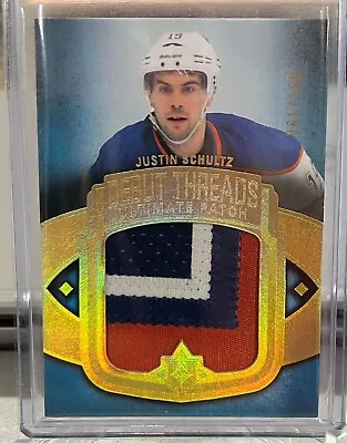 JUSTIN SCHULTZ 2013-14 Upper Deck Ultimate Collection Debut Threads ROOKIE PATCH • $5.99