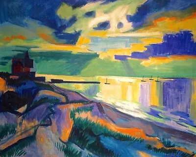 Reflections : Max Pechstein : 1922 : Archival Quality Art Print • $69