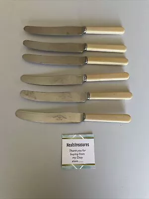 6-Raadvad Fabriker Rustfri Dinner Knives Denmark • $17.99