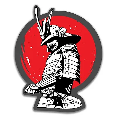 Japanese Samurai Sticker Warrior Vinyl Decal Car Moto Graphic Decals Rising Sun • $4.99