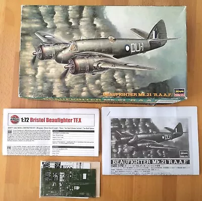 1/72 Hasegawa And Airfix Beaufighter With Extra Decals & Etch Set • £40