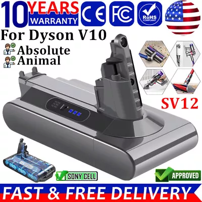 $32.98 • Buy Battery For Dyson Cyclone V10 Animal V10 Absolute SV12 Vacuum Cleaner Sony Cell