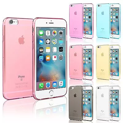 TPU Gel Silicone Soft Matte Jelly Grip Case Back Skin Cover For Apple Models • $3.99