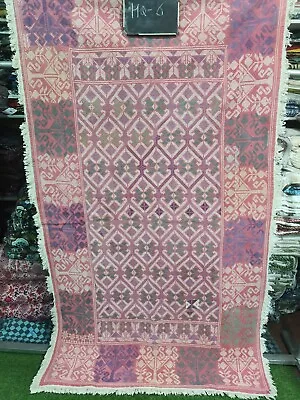 Nakshi Cotton Antique Stitched Floral Star Assorted Lahori Vintage Kantha Throw • $159.99