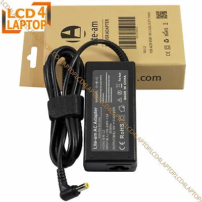 65W Power Supply AC Adaptor Charger PSU For Acer TravelMate 530 8473 C111 6460 • £12.49
