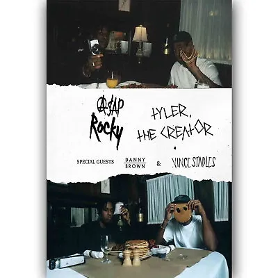 143732 New A$AP Rocky And Tyler Creator Funny Wall Print Poster UK • £13.14