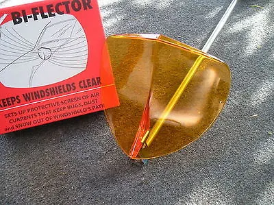 New Vintage Style Amber Windshield Bug Deflector ! • $12.99