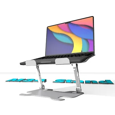 Laptop Stand Adjustable Computer Stand For Desk Portable Aluminum Holder 10-17  • $17.99