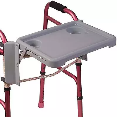 DMI Walker Tray Rollator Mobility And Accessory Tray Table Gray • $15.67