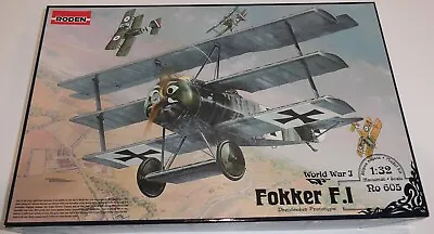 Roden 1/32 Fokker F.I Triplane (A26) • $45