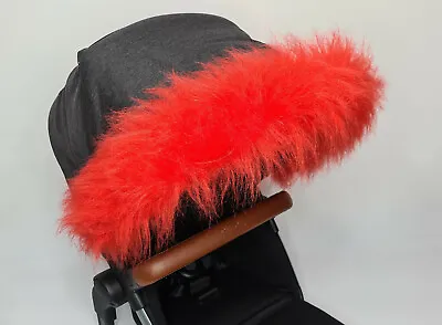Pram Hood Fur Trim Pushchair Accessories BABY Stroller Fits To Venicci Icandy UK • £19.99