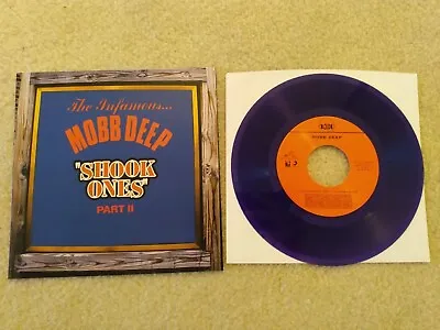 Mobb Deep - Shook Ones Part II PURPLE 7  45 Nas Raekwon Ghostface Killah Prodigy • $39.99