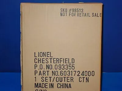 Lionel  # 6  - 31724  -  Special  Nabisco  Passenger  Car  Train  Set • $105