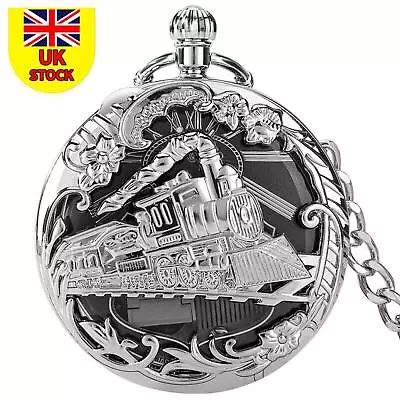 2 In 1 Vintage Quartz Pocket Watch With Chain Musical Box Holiday Birthday Gift • £21.82