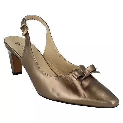 Ladies Peter Kaiser Bronze Leather Sling Back Shoes :Minden • $25.43