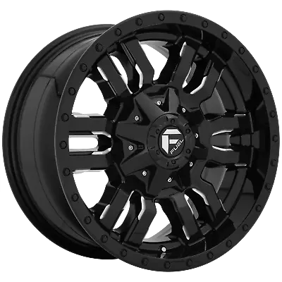 22x12 Fuel D595 Sledge Gloss Black & Milled Wheel 6x135/6x5.5 (-45mm) • $583