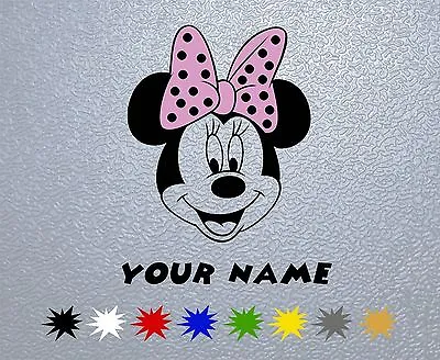 STICKER PEGATINA DECAL VINYL Minnie Mouse Personalized • $6.79