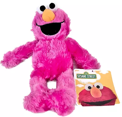 Pink Elmo Sesame Street 9  Cookie Monster Plush Stuffed Animal Toy Doll NEW NWT • $17.07