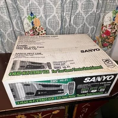 Sanyo VWM-686 VHS VCR Player Recorder New Sealed Packaging • $56