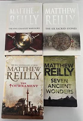 Matthew Reilly 4 Book Bundle 3 Hardcovers 1 Softcover • $20.95