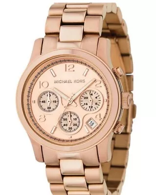 Ladies Michael Kors Runway Chronograph Watch MK5128 • £120